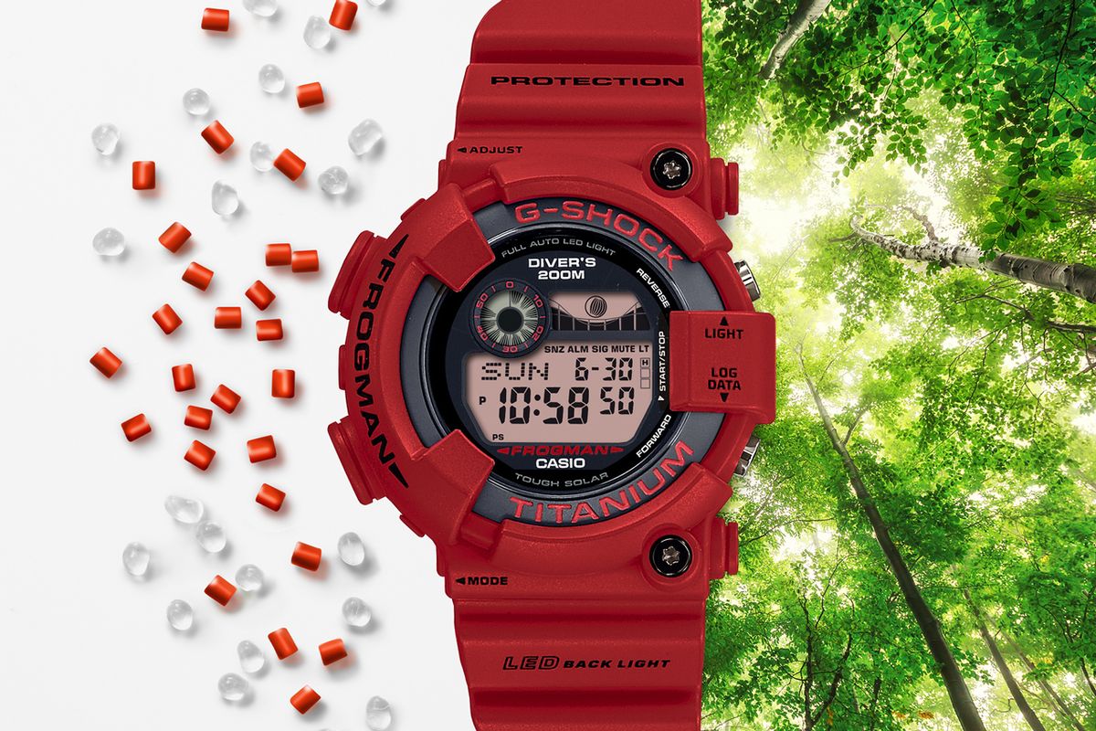 Edisi 30 Tahun Casio G Shock Frogman Serba Merah