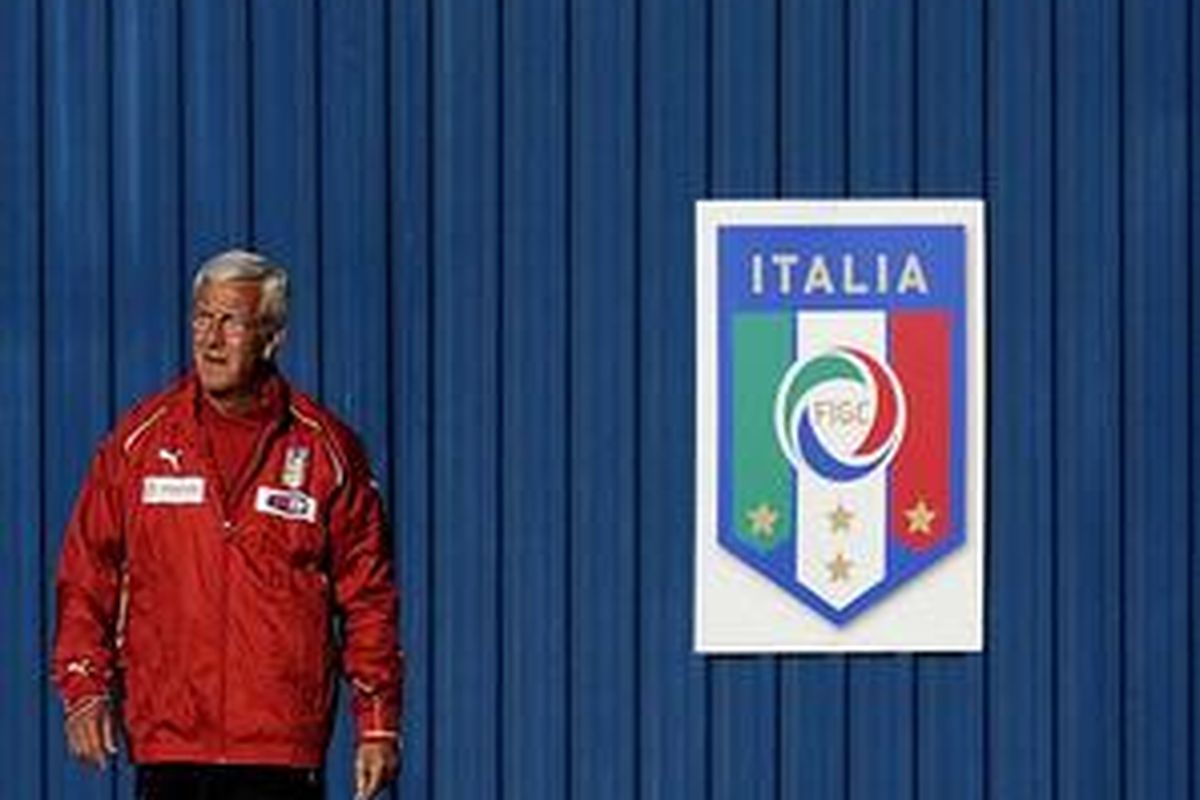 Pelatih timnas Italia Marcello Lippi