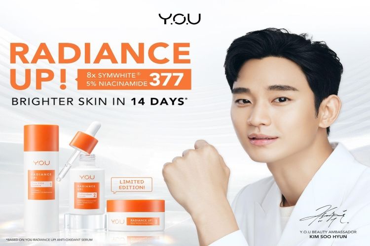 aktor kawakan asal Korea Selatan (Korsel), Kim Soo Hyun, menjadi brand ambassador Y.O.U Beauty. 