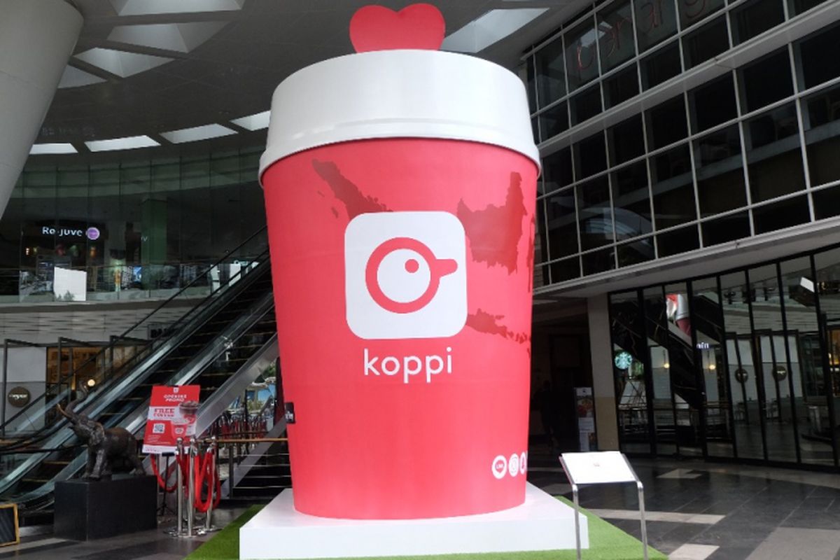 Aplikasi Koppi menggabungkan pengalaman membeli kopi secara online dan offline.