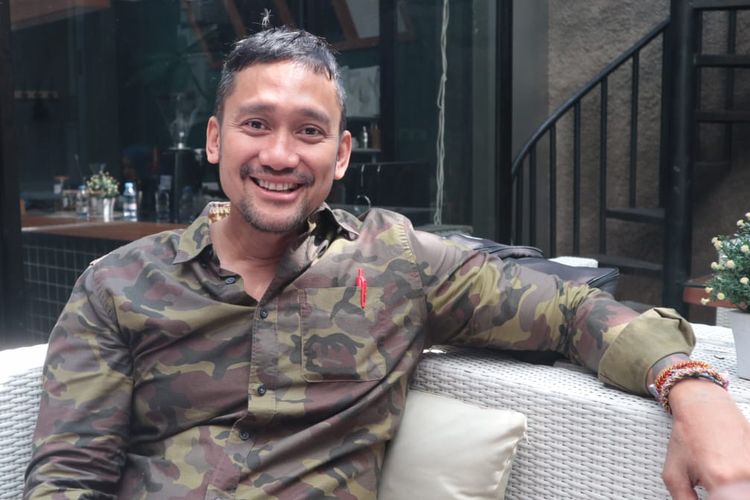 Aktor Tora Sudiro saat ditemui di kawasan Kemang, Jakarta Selatan, Kamis (27/6/2019).