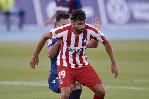 Di Atletico Madrid, Diego Costa dan Santiago Arias OTG Positif Corona