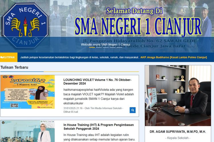 SMAN 1 Cianjur, Jawa Barat.