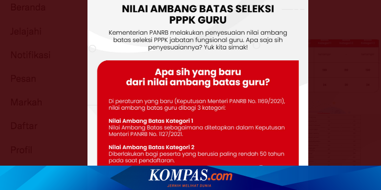 Nilai ambang batas pppk tahap 2