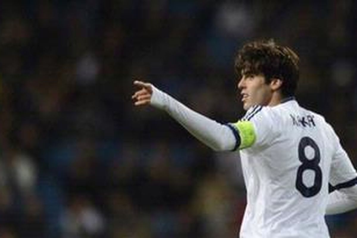 Gelandang Real Madrid, Ricardo Kaka.
