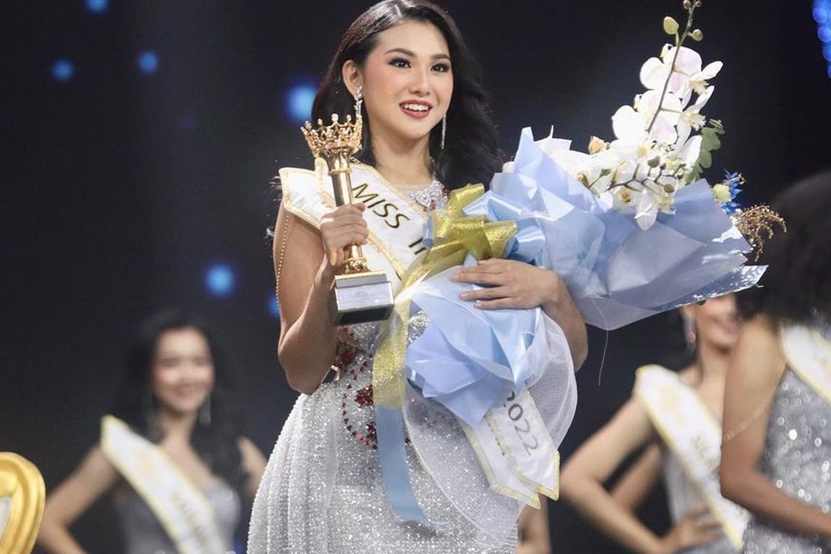 Miss Indonesia 2022 terpilih, Audrey Vanessa yang mewakili Provinsi Sulawesi Utara.