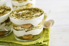 Resep Dessert Box Green Tea Tiramisu, Tidak Perlu Oven