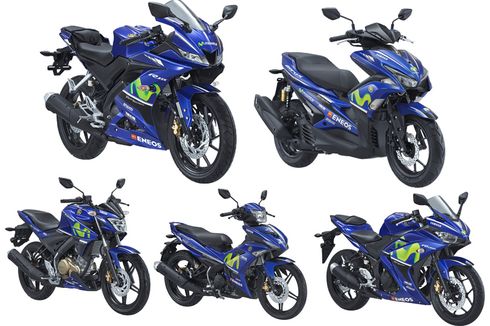 Beda Harga Lima Motor Yamaha ”Livery” Movistar