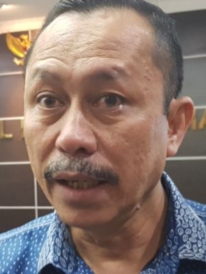 Ketua Komnas HAM Ahmad Taufan Damanik saat ditemui di Kantor Komnas HAM, Menteng, Jakarta Pusat, Jumat (13/12/2019).