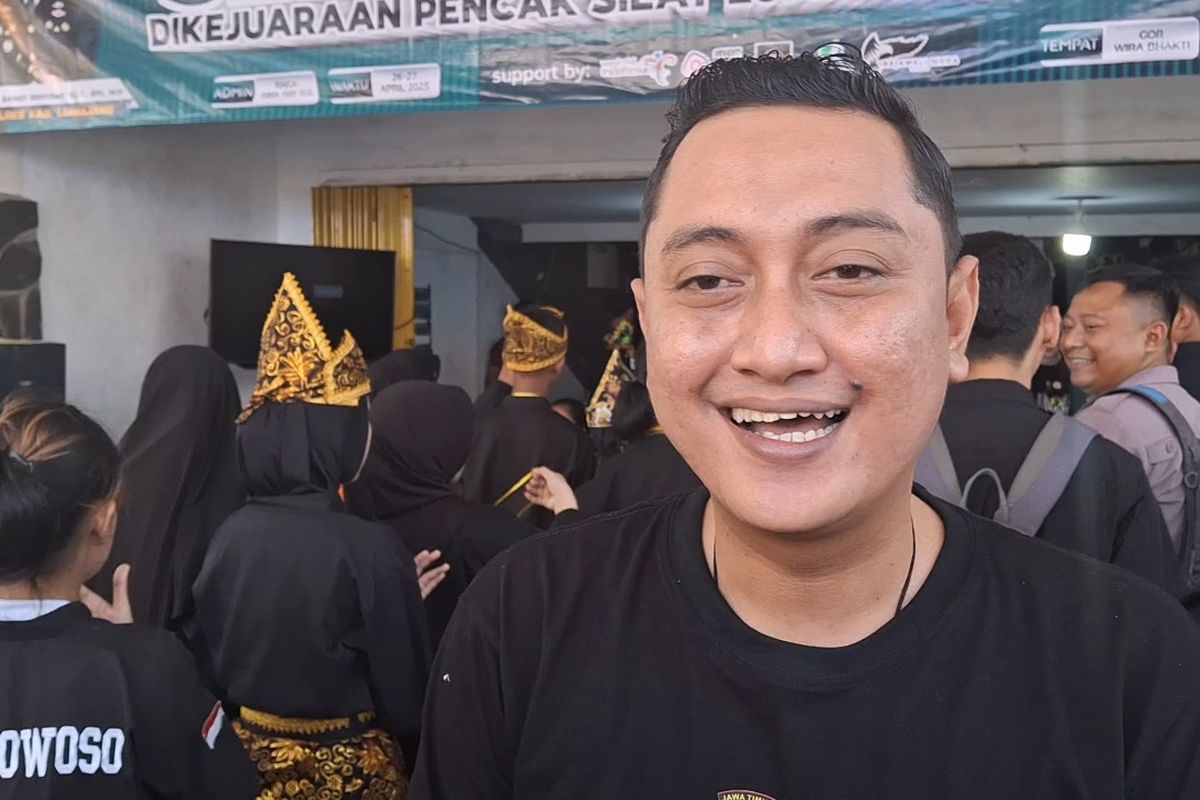 Wakil Bupati Lumajang Yudha Adji Kusuma di GOR Wirabhakti Lumajang, Sabtu (26/4/2025)