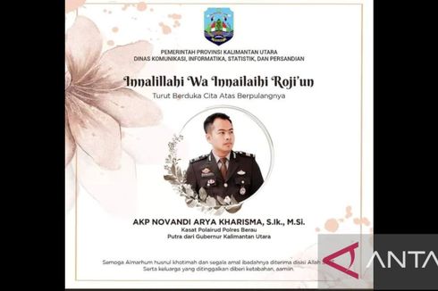 Meninggal Kecelakaan, AKP Novandi Putra Gubernur Kaltara Berada di Jakarta dalam Rangka Tugas Belajar