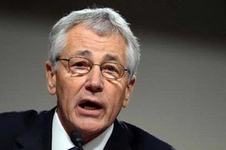 Menteri Pertahanan AS yang baru, Chuck Hagel.