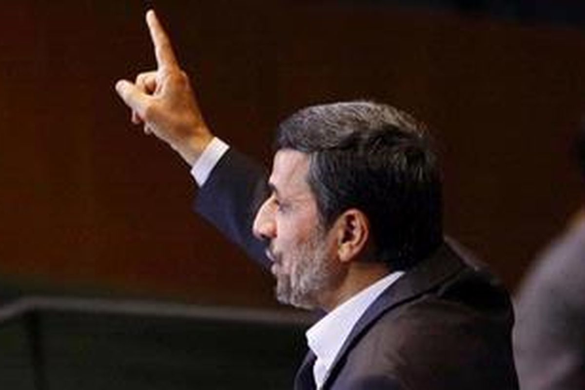 Presiden Iran Mahmoud Ahmadinejad