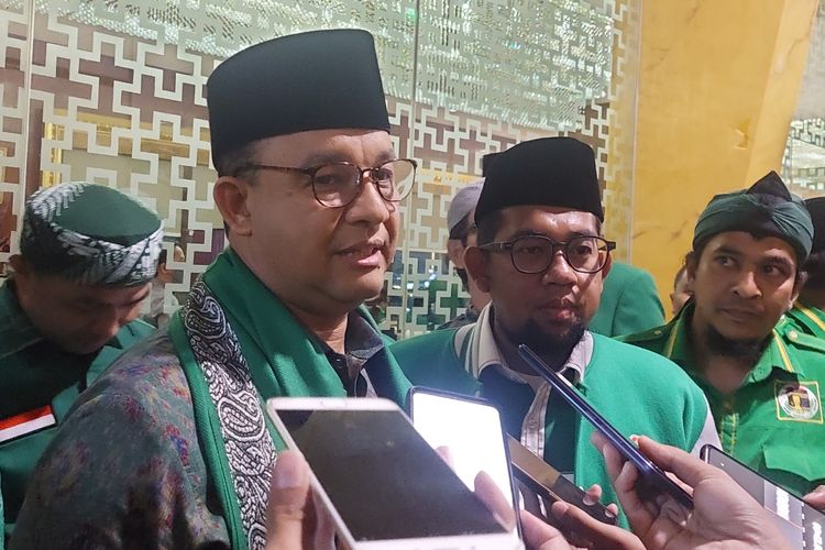 Gubernur DKI Jakarta Anies Baswedan ketika ditemui di salah satu hotel di Jakarta Barat, Minggu (25/9/2022).