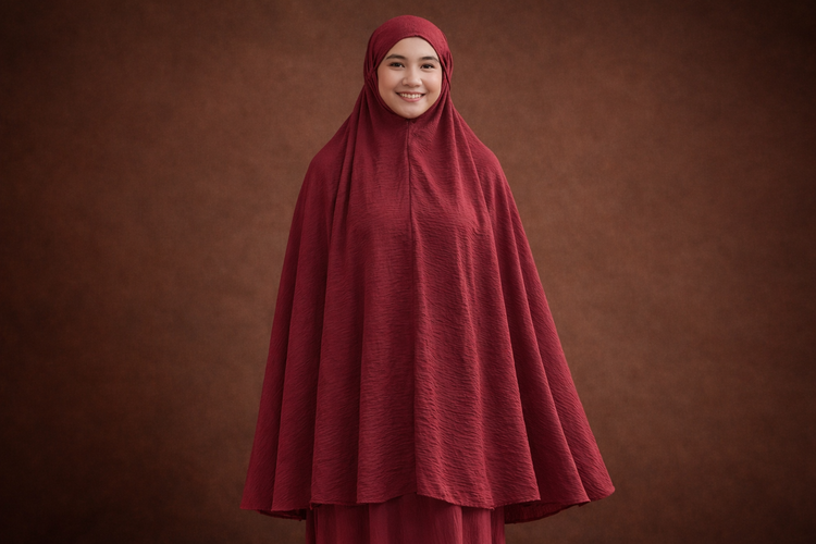 Mukena Bahan Airflow Crinkle