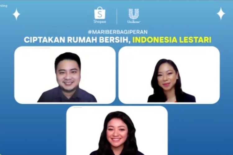 Media virtual kolaborasi Unilever dan Shopee 