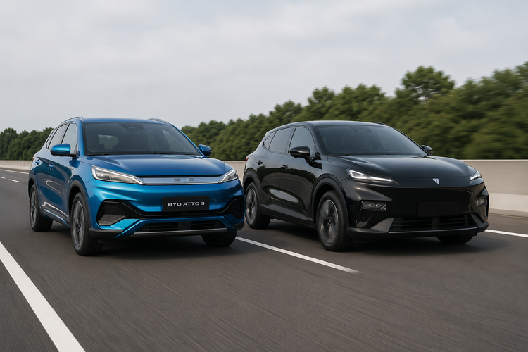 Adu SUV Listrik Rp 500 Jutaan: Deepal S05 BEV Vs BYD Atto 3
