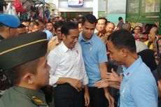 Blusukan ke Pasar Kranggan di Yogya, Jokowi Beli Emping Mentah dan Kecipir
