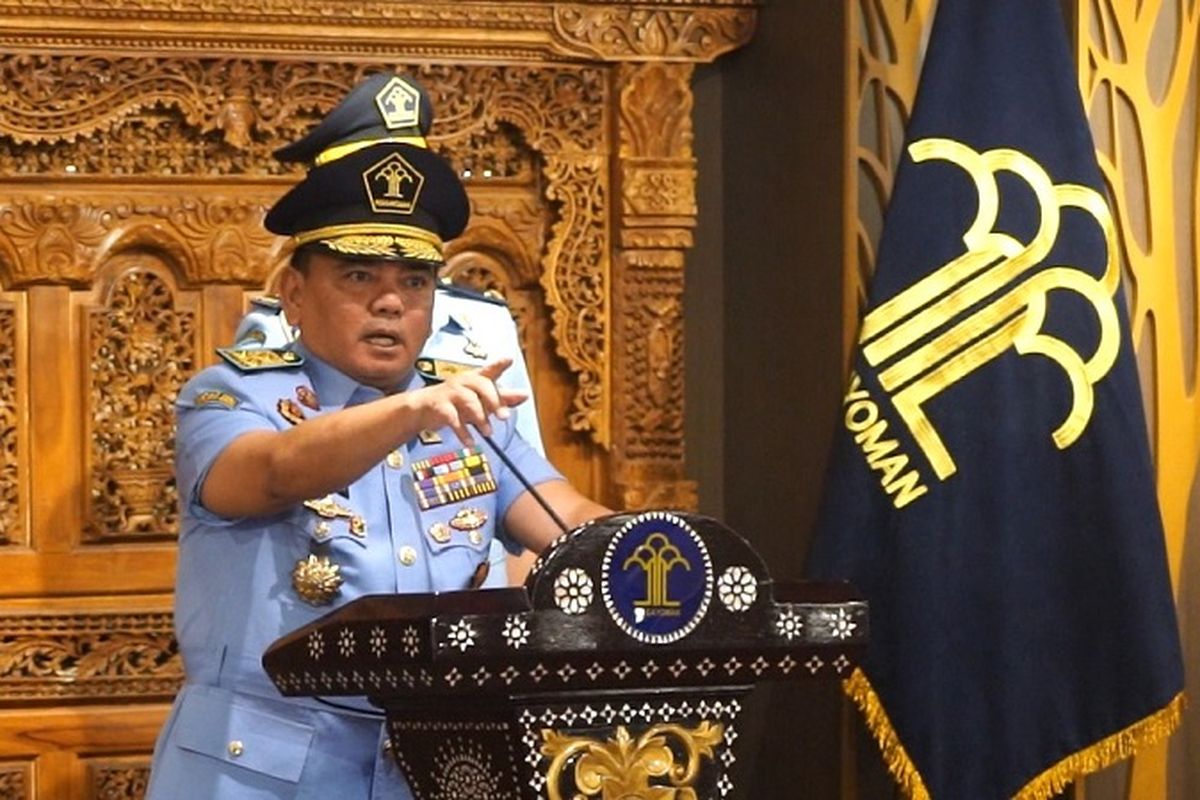 Sekretaris Jenderal (Sekjen) Kemenkumhan Komisaris Jenderal (Komjen) Polisi Andap Budhi Revianto