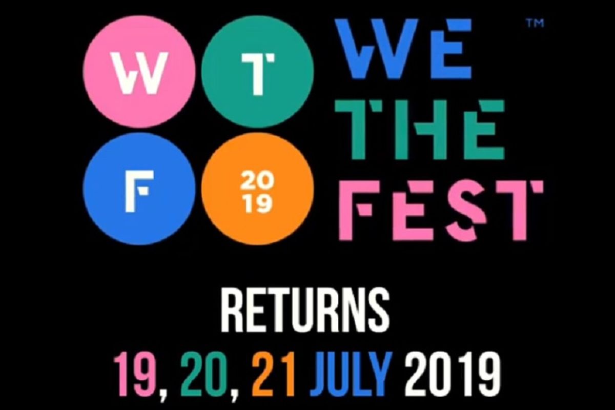 Poster pengumuman penyelenggaraan We The Fest 2019.