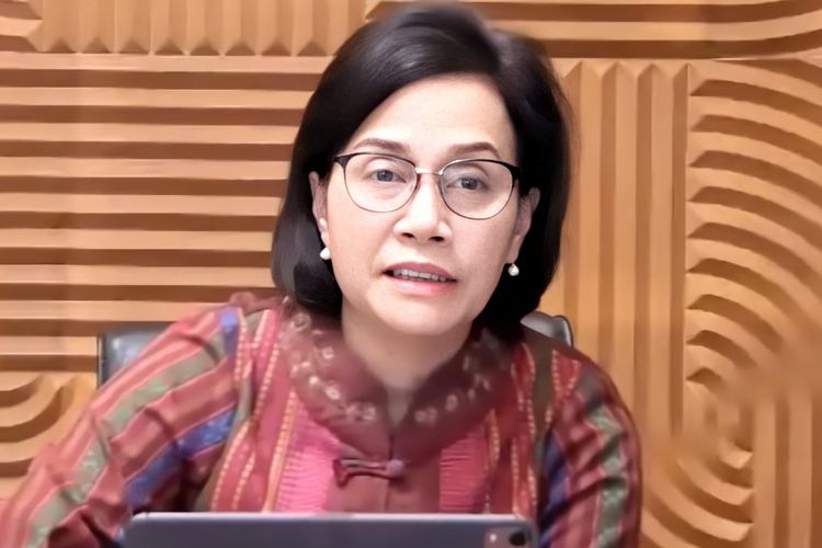 Finance Minister Sri Mulyani Indrawati speaks during a virtual press conference on Tuesday, May 25, 2021. 
