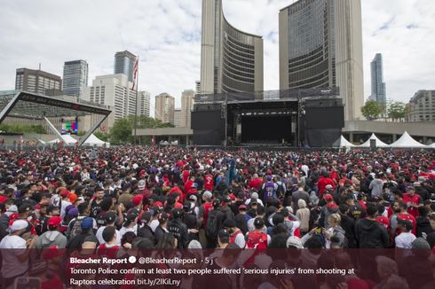 Ada Insiden Penembakan di Parade Juara Toronto Raptors