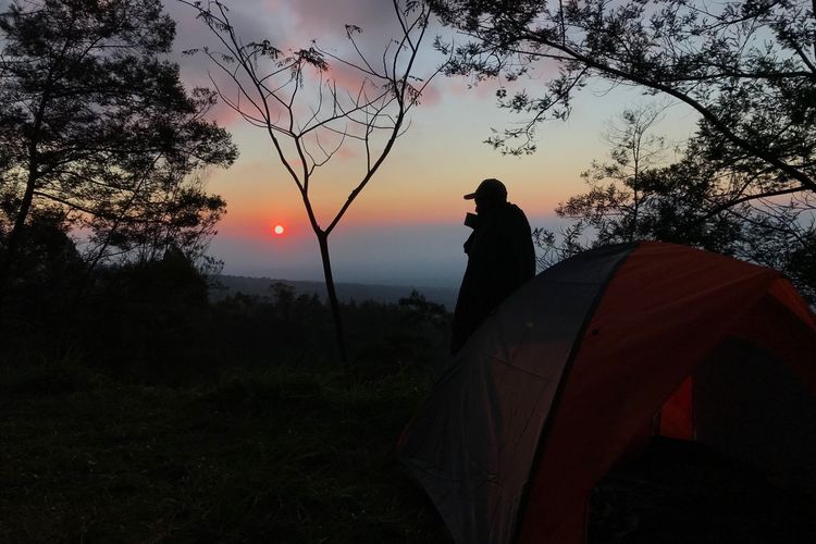 Sunrise di area camping Deles Indah, Klaten.