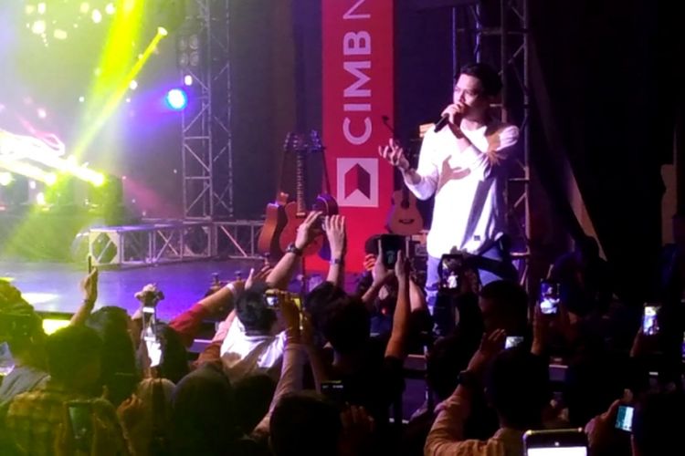 NOAH tampil dalam pertunjukan musik Kejar Mimpi untuk Indonesia di Bandung pada Jumat (7/9/2018) malam.