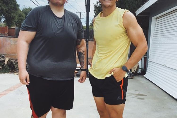 Christopher Huerta berhasil menurunkan berat badan lebih dari 77 kg dalam sembilan bulan.