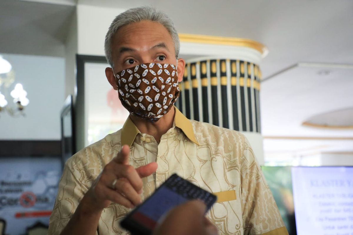 Gubernur Jawa Tengah Ganjar Pranowo dalam salah satu kesempatan.