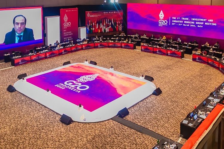Sebanyak 41 delegasi perwakilan negara G20 mengikuti pertemuan pertama Trade, Investment, and Industry Working Group (TIIWG) G20 yang berlangsung di Solo, Jawa Tengah, sejak 29-31 Maret 2022. 