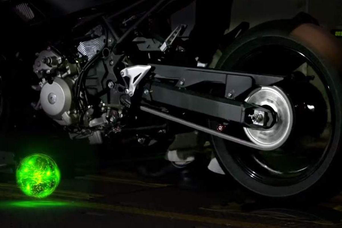 Kawasaki mulai pamerkan sedikit sistem hybrid pada motornya