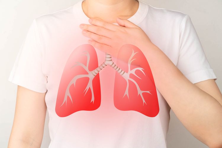 Ilustrasi infeksi paru, gejala infeksi paru, penyebab infeksi paru, obat infeksi paru, infeksi paru adalah.