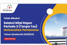 Tanpa Tes Tertulis, Universitas Pertamina Buka Seleksi Nilai Rapor