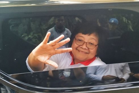 Giliran Eks Menteri LHK Siti Nurbaya Tiba di Istana