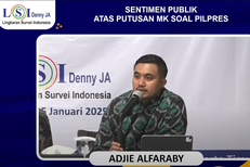LSI Denny JA: Penghapusan Ambang Batas Pilpres Dapat Respon Positif Masyarakat