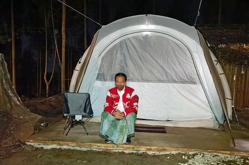 Ini Merek dan Harga Tenda yang Digunakan Jokowi Kemah di IKN