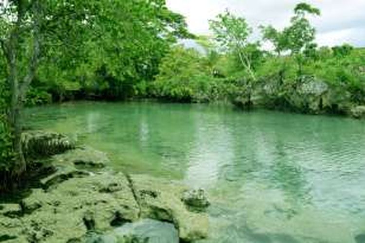 Kali topa wabula yang berada di Dusun Topa, Desa Wabula, Kecamatan Wabula, Kabupaten Buton, menjadi daya tarik bagi para pengunjung yang datang ke desa wabula