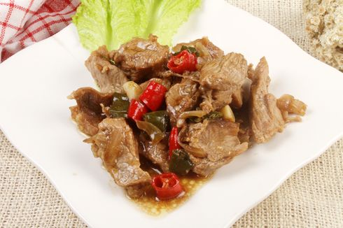 Resep Tumis Daging Sapi, Pakai Kuah Santan Kental