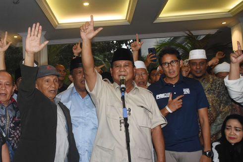 Prabowo-Sandiaga Instruksikan Agar Relawan Pengawal Suara Diperhatikan