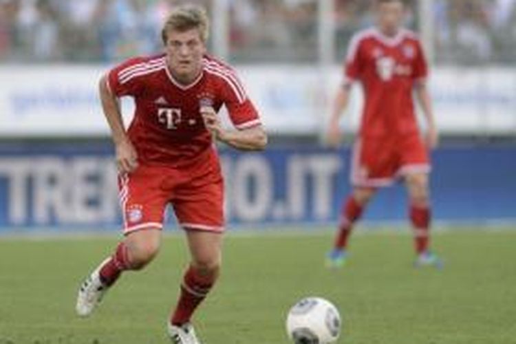 Gelandang Bayern Muenchen, Toni Kroos.