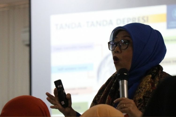 Pakar psikologi klinis, Prof. Sofia Retnowati di Fakultas Psikologi UGM (9/5/2018)