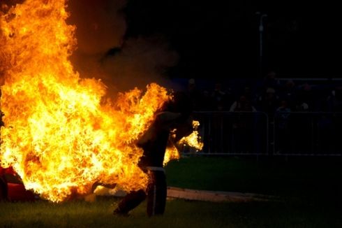 Sebelum Bakar Diri, Pria di Cengkareng Ancam Istrinya Akan Bunuh Diri Bareng Anak