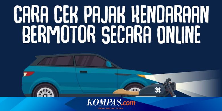 INFOGRAFIK Cara Cek Pajak Kendaraan Bermotor Secara Online
