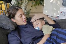Kiano, Anak Baim Wong dan Paula Verhoeven Positif Flu Singapura