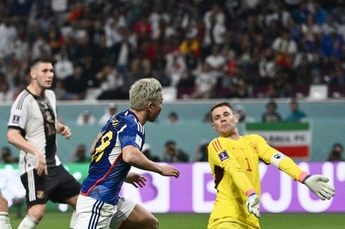 Hasil Jerman Vs Jepang 1-2: Kejutan Lagi! Der Panzer Tumbang di Tangan Samurai Biru