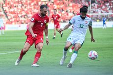 LIVE Timnas Indonesia Vs Irak 0-1, Jordi Amat Kartu Merah!