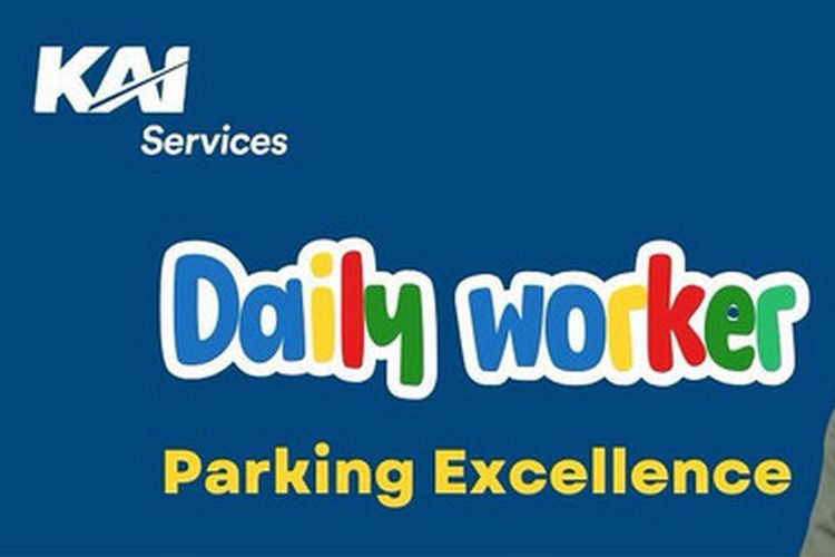 Tangkapan layar lowongan kerja KAI Services di posisi daily worker.