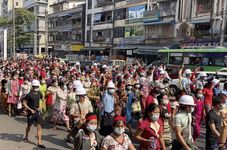 Protests Sweep Myanmar to Support Suu Kyi