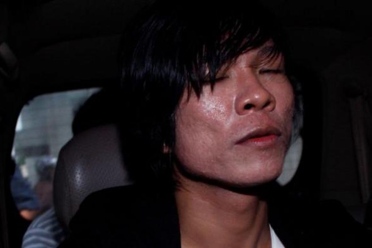 Andika Mahesa Setiawan, mantan vokalis Kangen Band, di Jakarta pada 2011